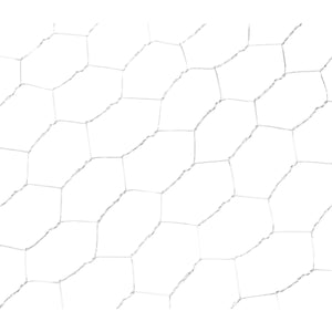 Rete per recinzione, L20m, H100cm, intrecciata, zincata con maglie da 75mm, per recinzioni.