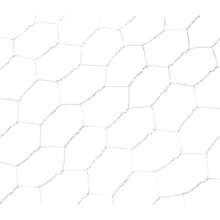 Rete per recinzione, L20m, H120cm, intrecciata, zincata con maglie da 75mm, per recinzioni