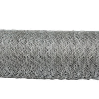 Reti Recinzione per Pollame Rete per recinto L20m, H120cm, intrecciata, zincata con maglie di 25mm, per recinzione