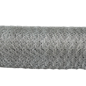 Reti Recinzione per Pollame Rete per recinto L20m, H120cm, intrecciata, zincata con maglie di 25mm, per recinzione