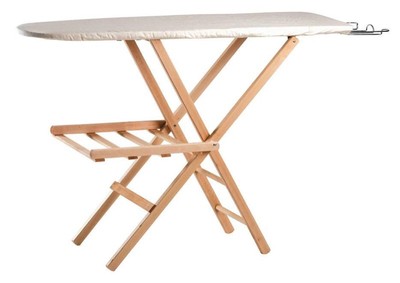 ASSI ASSE DA STIRO ECO PIANO IN LEGNO DI ABETE 117x35