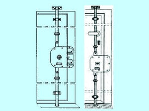 ASTE DI DERIVAZIONE TELESCOPICHE VERTICALI CR Art. 90-01