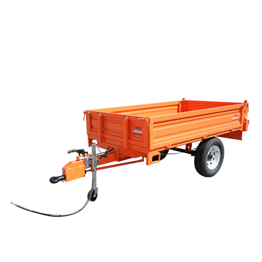 Rimorchio ribaltabile da 1,5T Con impianto elettrico Asse singolo Pneumatici 185R14