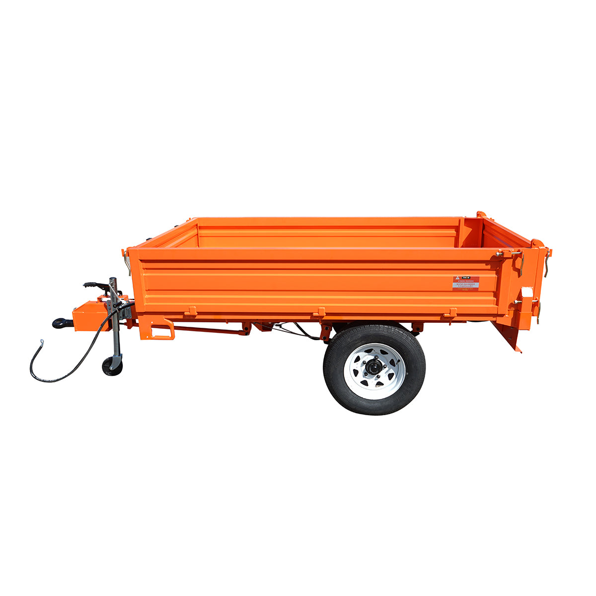 Rimorchio ribaltabile da 1,5T Con impianto elettrico Asse singolo Pneumatici 185R14