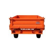 Rimorchio ribaltabile da 1,5T Con impianto elettrico Asse singolo Pneumatici 185R14