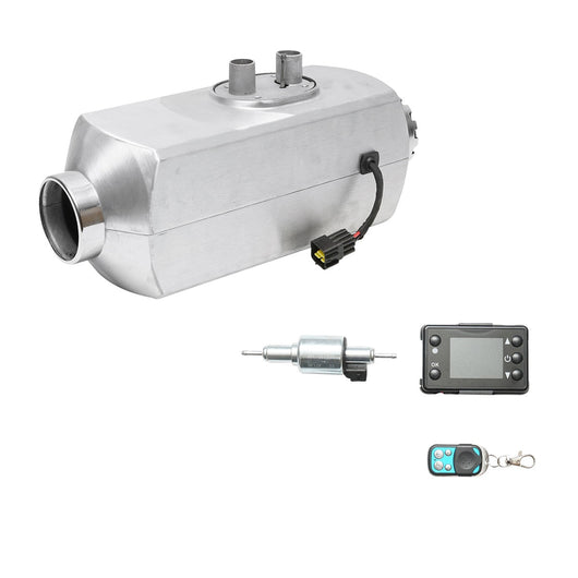 RISCALDATORE D’ARIA RISCALDATORI DA PARCHEGGIO PER L'AUTO RISCALDATORE PER AUTO 12V, 5KW, display LCD, con telecomando e candela Kyocera
