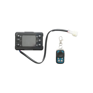 RISCALDATORE D’ARIA RISCALDATORI DA PARCHEGGIO PER L'AUTO RISCALDATORE PER AUTO 12V, 5KW, display LCD, con telecomando e candela Kyocera