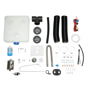 RISCALDATORE D’ARIA RISCALDATORI DA PARCHEGGIO PER L'AUTO RISCALDATORE PER AUTO Riscaldatore stazionario, silenzioso 12-24V, 5KW, display LCD, con telecomando