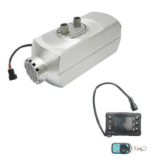 RISCALDATORE D’ARIA RISCALDATORI DA PARCHEGGIO PER L'AUTO RISCALDATORE PER AUTO, RISCALDATORE STAZIONARIO PORTATILE 12-24V, 5KW, display LCD, con telecomando