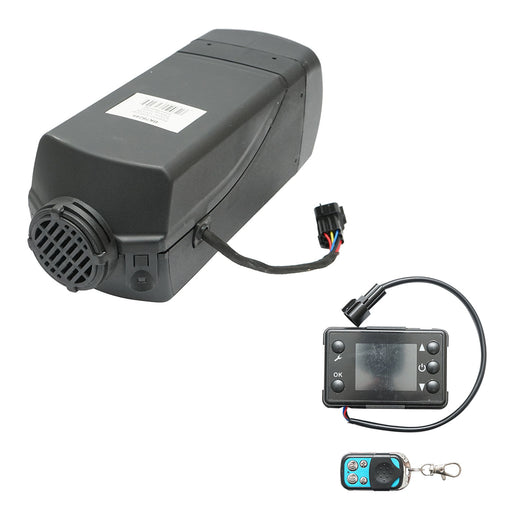 RISCALDATORE D’ARIA RISCALDATORI DA PARCHEGGIO PER L'AUTO RISCALDATORE PER AUTO, RISCALDATORE STAZIONARIO PORTATILE Riscaldatore stazionario, 12-24V, 2KW, display LCD, con telecomando