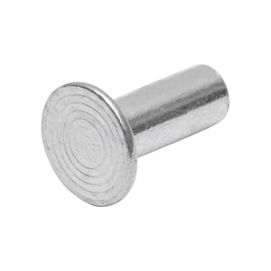Rivetto cavo in acciaio 21x7,8, diametro testa 16mm