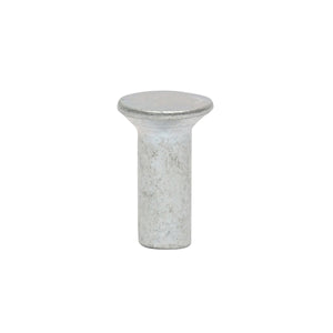 Rivetto in acciaio pieno 16,5x5,8, diametro testa 10,4mm