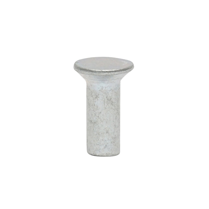 Rivetto in acciaio pieno 16,5x5,8, diametro testa 10,4mm