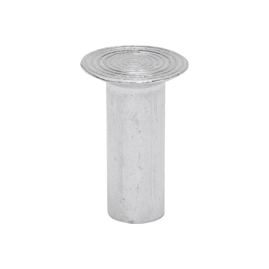 Rivetto in alluminio massiccio 27,3x9,5, diametro testa 18 mm