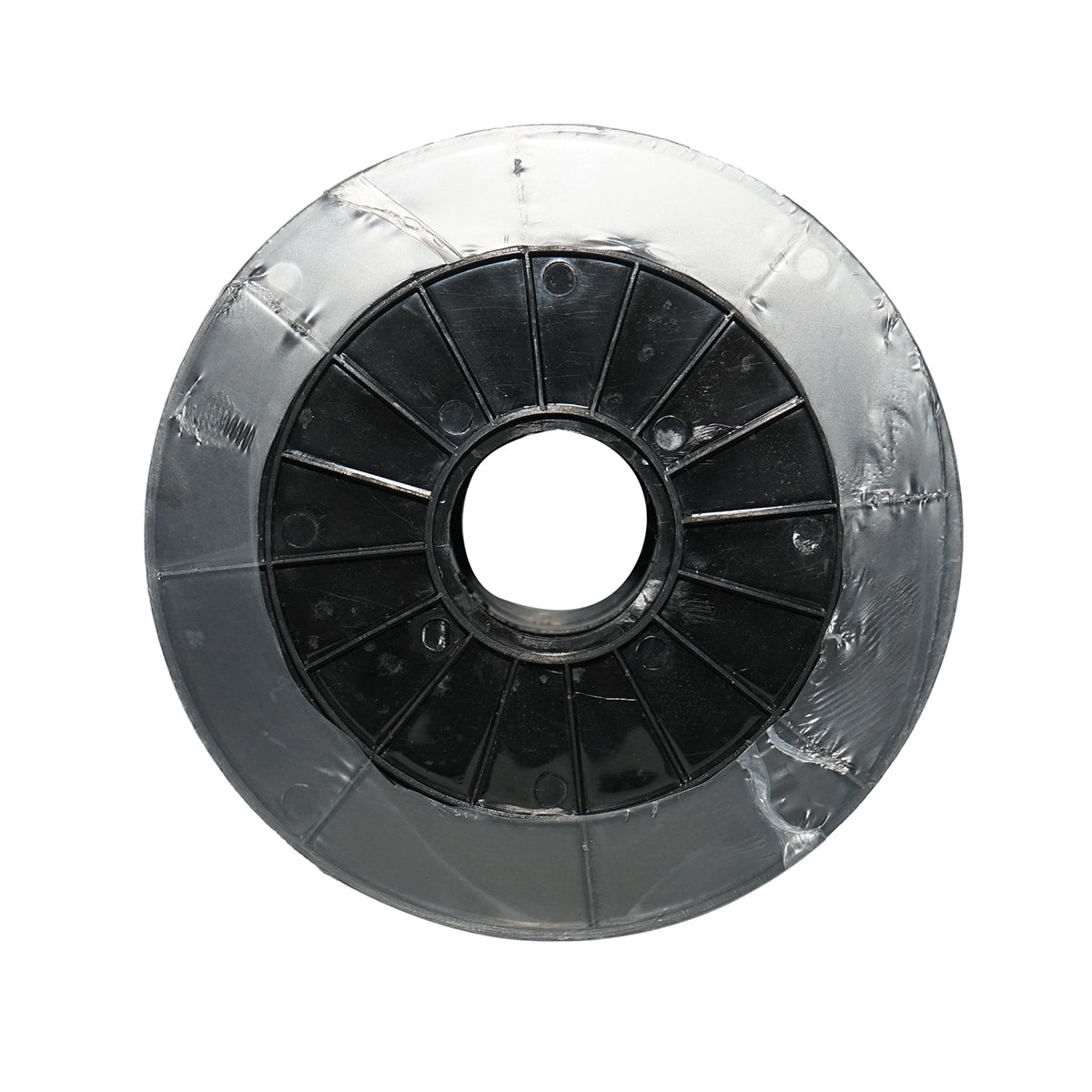 Rotolo di filo elastico nero e bianco fi 7mm, 3x0.3mm acciaio inox SS, 4.5 Ohm/m recinzione elettrica 25m Breckner Germany