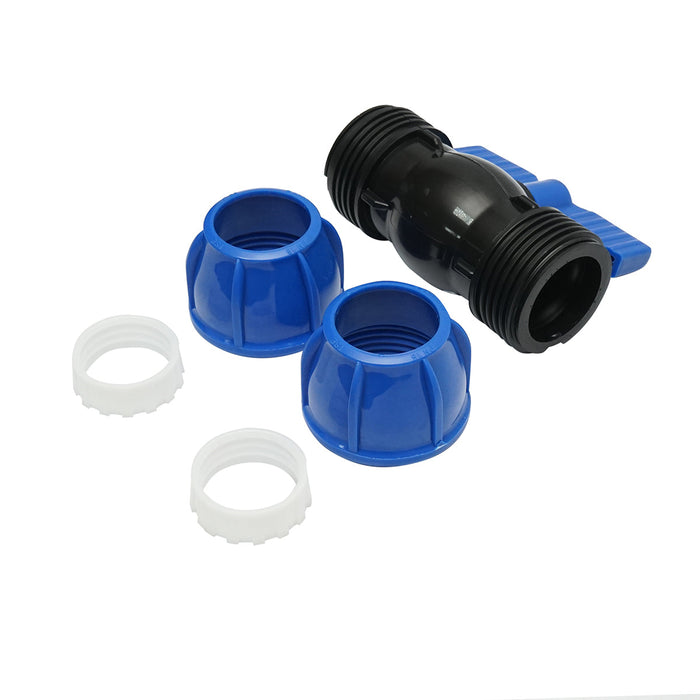 Rubinetto  di compressione con filettatura interna D50x50mm, PN16