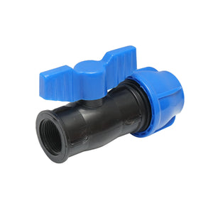 Rubinetto a giunto di compressione con filettatura interna D25mmx3/4, PN16