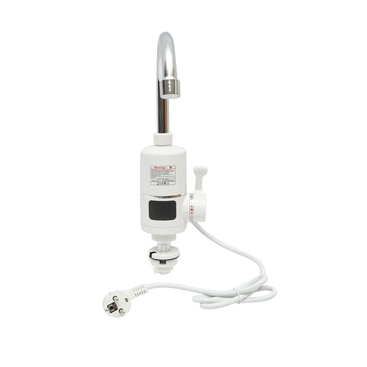 Rubinetto Acqua Calda Istantanea Scaldabagno elettrico istantaneo con display digitale, 3000W, 220V, 35-55 gradi, IPX4 Rubinetto elettrico per cucina, giardino, bagno, campeggio