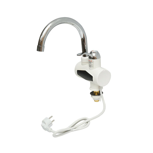 Rubinetto Acqua Calda Istantanea, Scaldabagno Elettrico Istantaneo 3000W, Display Digitale, 35-55°C, IPX4