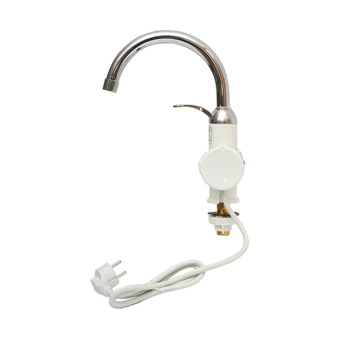 Rubinetto Acqua Calda Istantanea, Scaldabagno Elettrico Istantaneo 3000W, Display Digitale, 35-55°C, IPX4