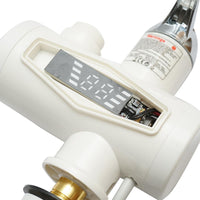 Rubinetto Acqua Calda Istantanea, Scaldabagno Elettrico Istantaneo 3000W, Display Digitale, 35-55°C, IPX4