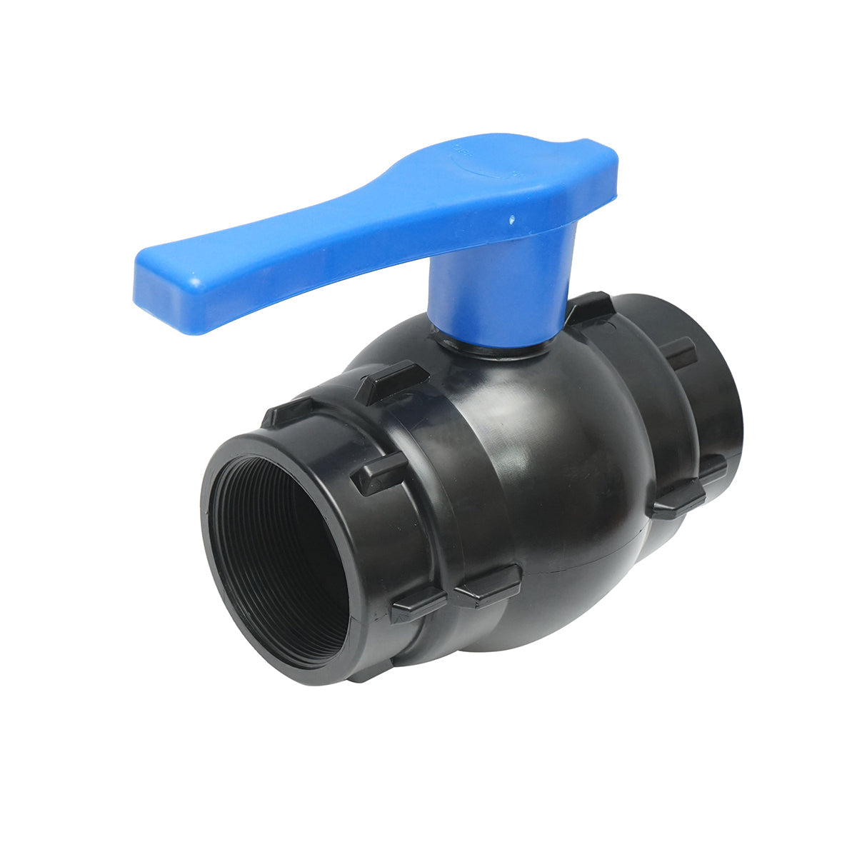 Rubinetto di compressione uguale con sfera e filettatura interna 2-1/2x2-1/2, PN10 per sistemi di irrigazione