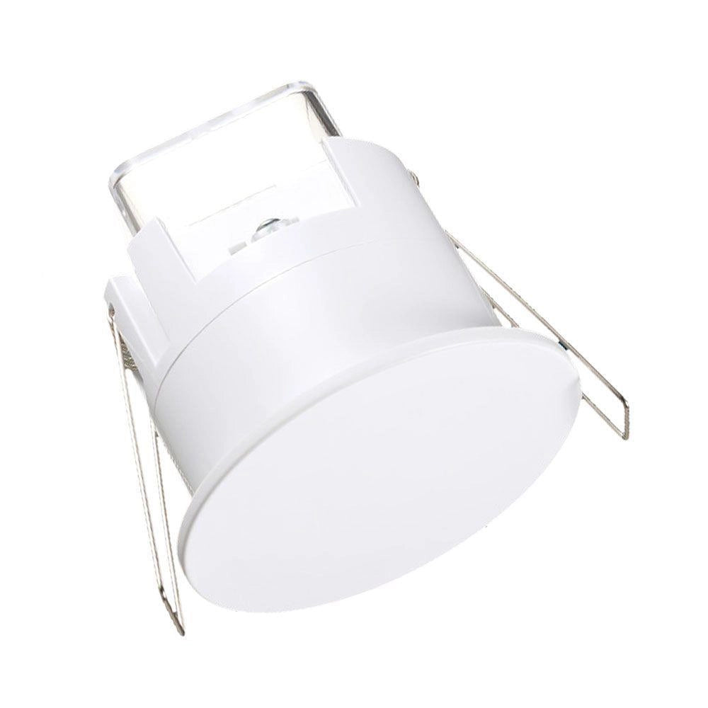 Sensore presenza PIR incasso soffitto bianco 3m 360° V-TAC