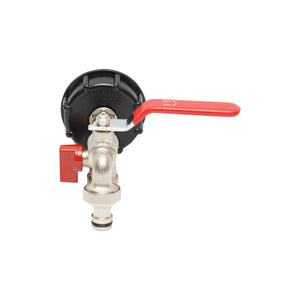 Rubinetto di scarico 1/2 in ottone per serbatoio IBC con filettatura interna da 60 mm