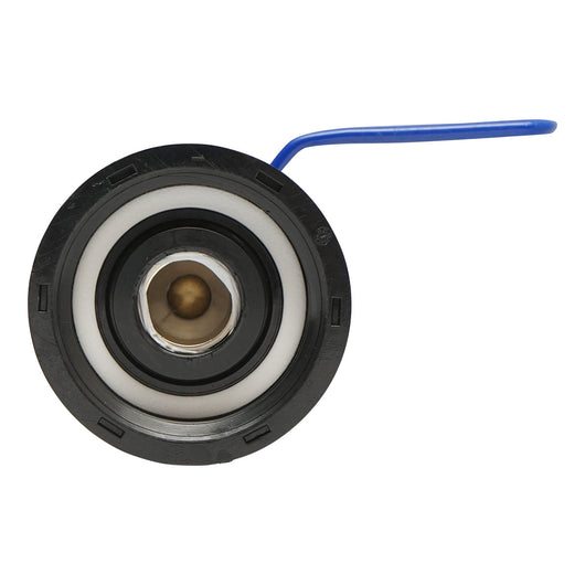 Rubinetto di scarico 3/4 in ottone per serbatoio IBC con filettatura interna da 60 mm, Autospeed