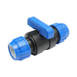 Rubinetto mufa-mufa di compressione D63x63mm, PN10 Poelsan