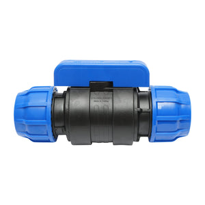 Rubinetto mufa-mufa di compressione D63x63mm, PN10 Poelsan