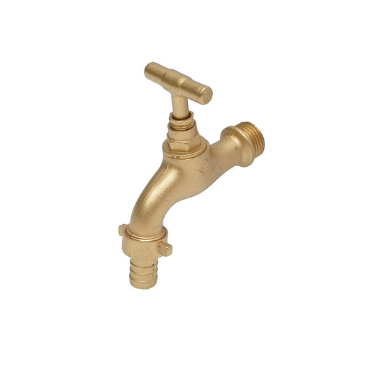 Rubinetto per acqua di servizio 1/2 in ottone per giardino.