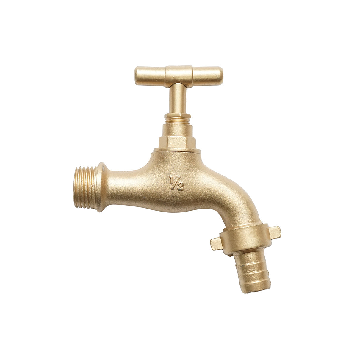 Rubinetto per acqua di servizio 1/2 in ottone per giardino.