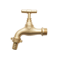 Rubinetto per acqua di servizio 1/2 in ottone per giardino.