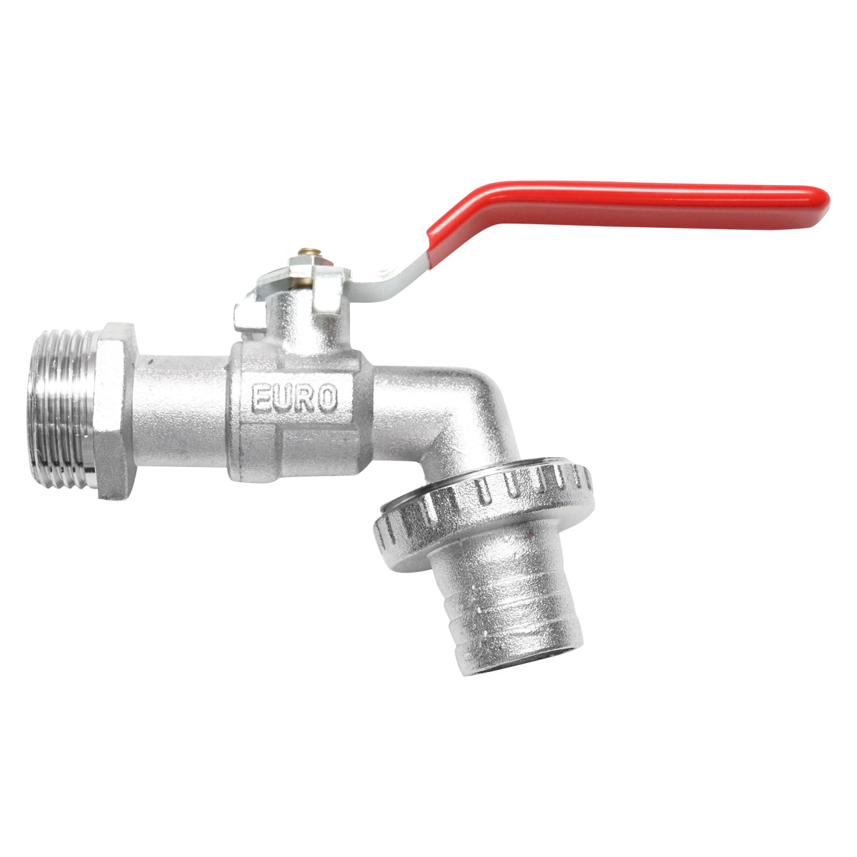 Rubinetto per acqua di servizio 1x3/4 con sfera e manico per giardino