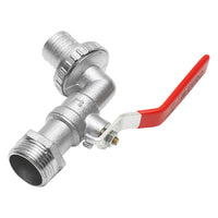 Rubinetto per acqua di servizio 1x3/4 con sfera e manico per giardino