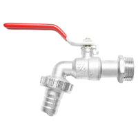 Rubinetto per acqua di servizio 3/4x3/4 con sfera e manico per giardino