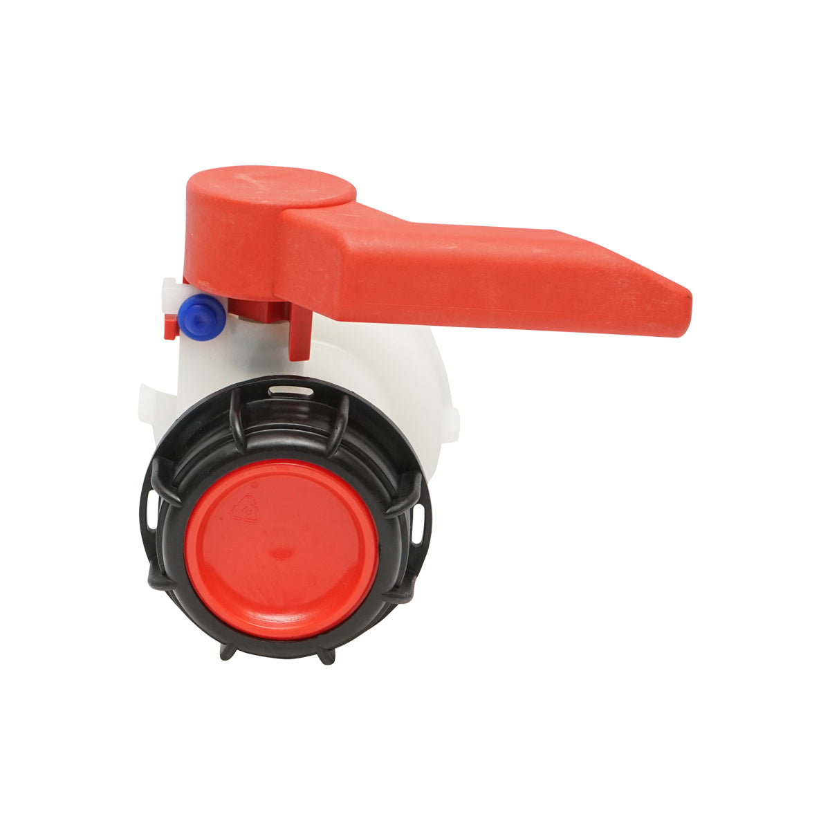 Rubinetto per serbatoio IBC con filettatura 75 mm.