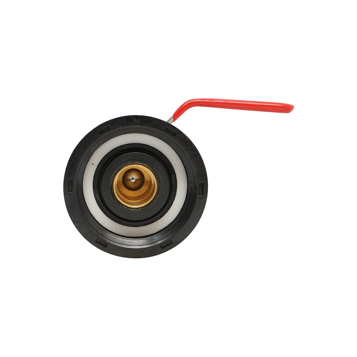 Rubinetto per serbatoio IBC in ottone S60x6x3/4 con filettatura interna da 60 mm