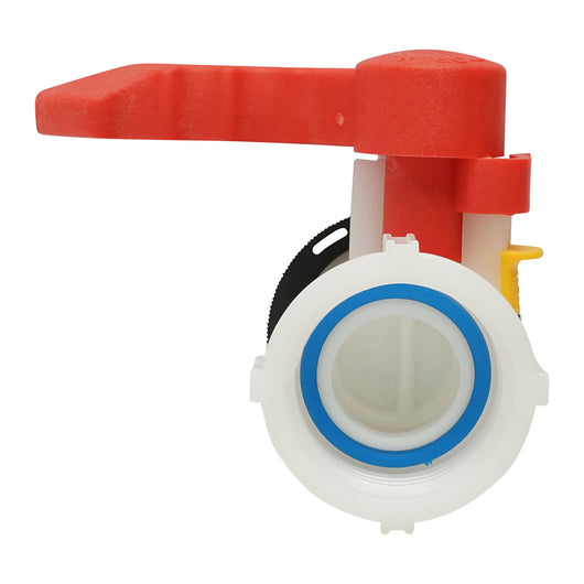 Rubinetto per serbatoio IBC in zinco, adattatore da 2, filetto esterno S60x6, ugello da 0,75, metallo/plastica