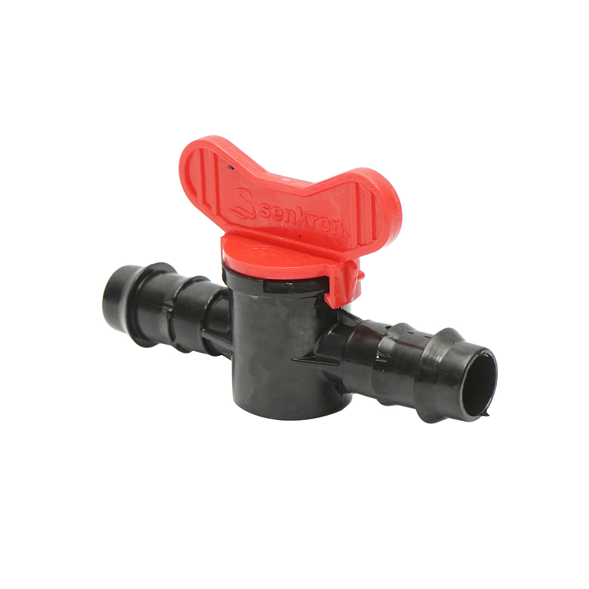 Rubinetto per tubo di gocciolamento uguale D20x20mm per sistemi di irrigazione