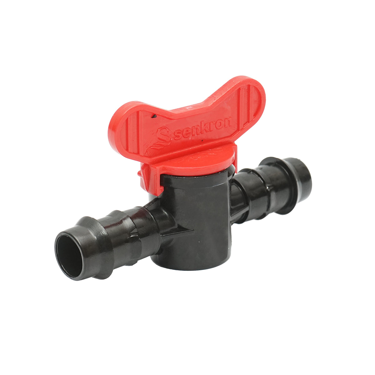 Rubinetto per tubo di gocciolamento uguale D20x20mm per sistemi di irrigazione