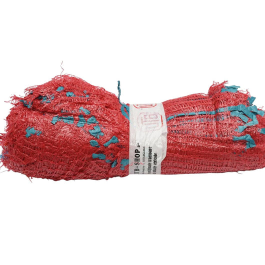 100 Sacchi a Rete per Patate, Verdure, Ortaggi Sacco Tipo Raschel 270x350mm. MAX 5kg Sacchetti a Rete Rosso