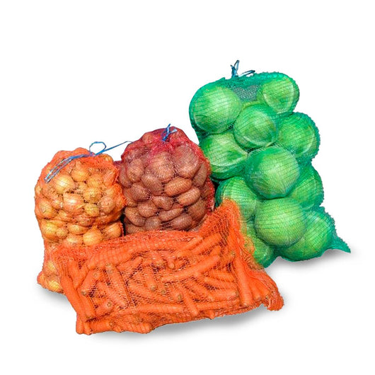 100 Sacchi a Rete per Patate, Verdure, Ortaggi Sacco Tipo Raschel 500x800mm MAX 40kg