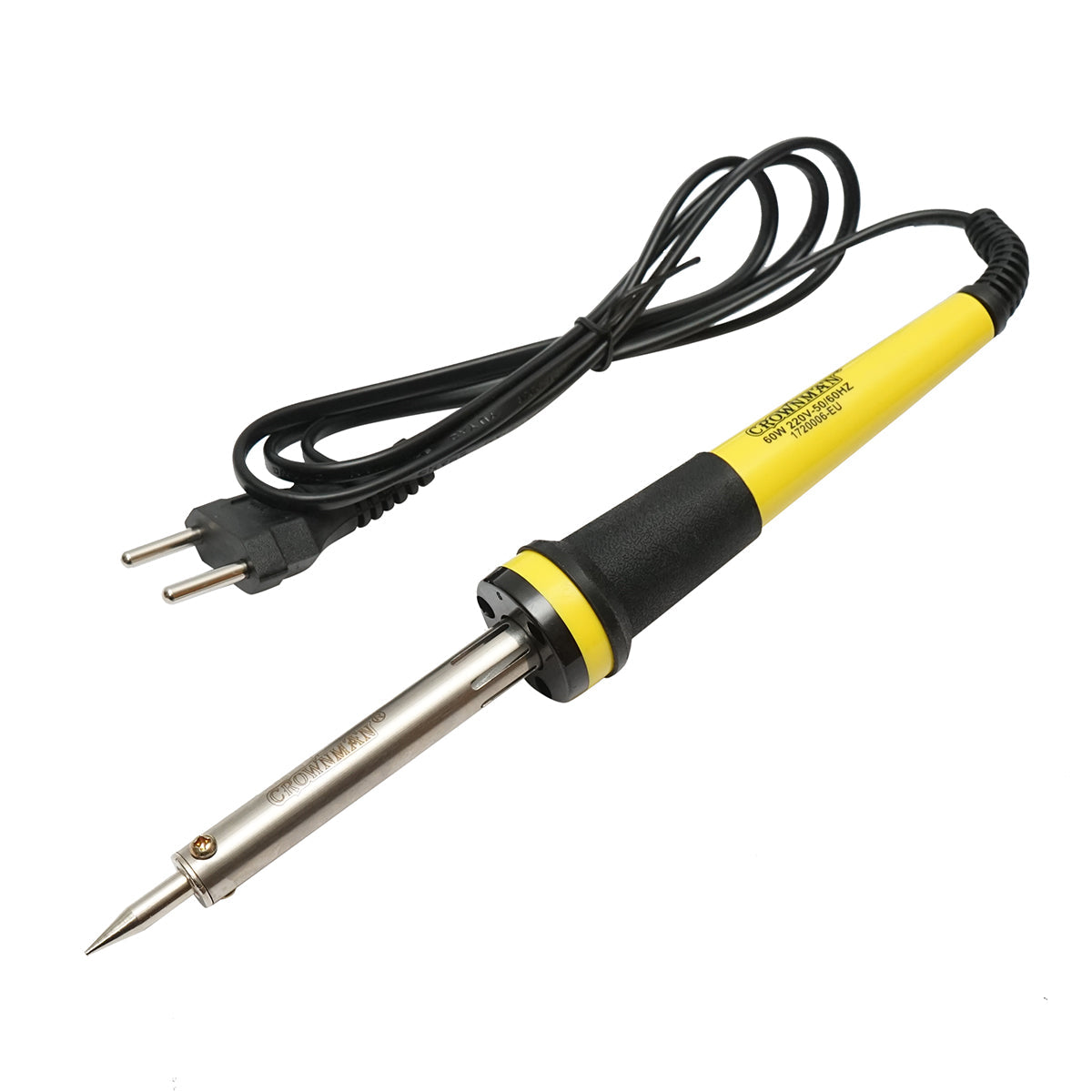 Saldatore elettrico 60W, 220V con punta affilata tipo Letcon, Crownman.