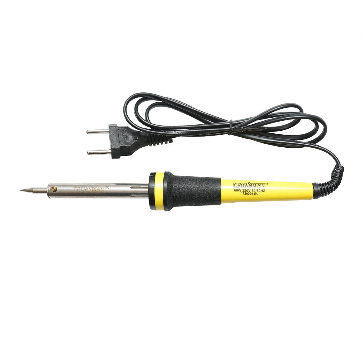 Saldatore elettrico 60W, 220V con punta affilata tipo Letcon, Crownman.