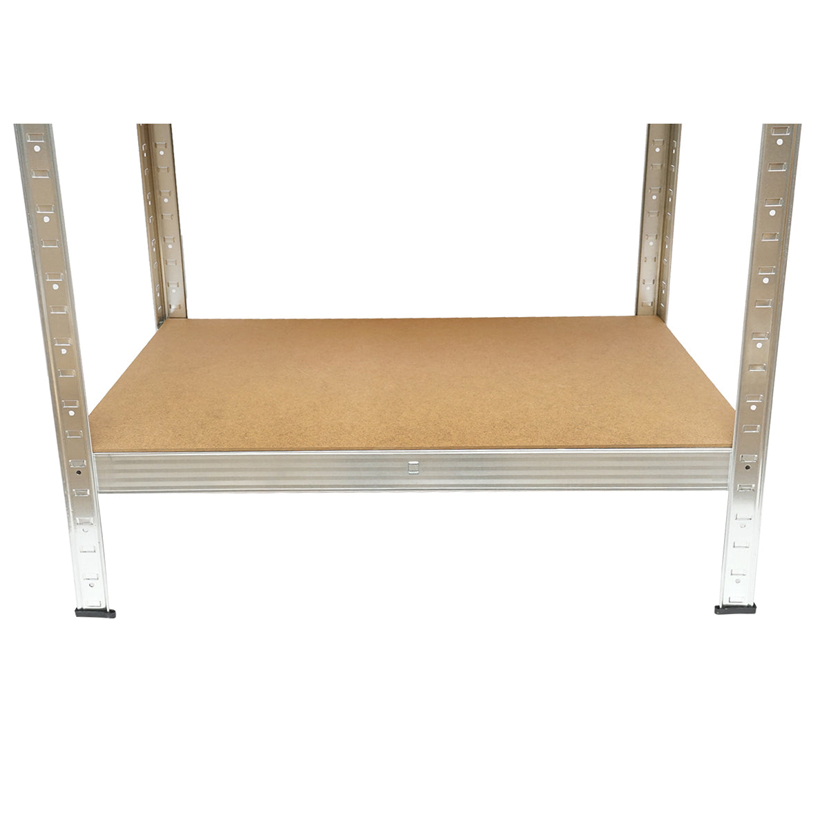 Scaffale in metallo con 4 ripiani in MDF, 144x60x30 cm, 50 kg/ripiano, montaggio senza viti