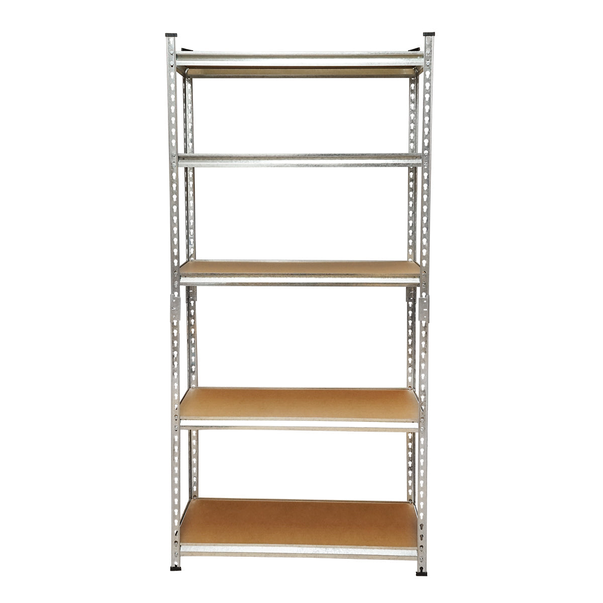 Scaffale in metallo con 5 ripiani in MDF, 180x90x30 cm, 120 kg/ripiano, montaggio senza viti