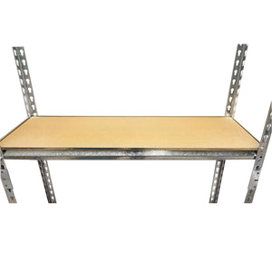 Scaffale in metallo con 5 ripiani in MDF, 180x90x30 cm, 120 kg/ripiano, montaggio senza viti