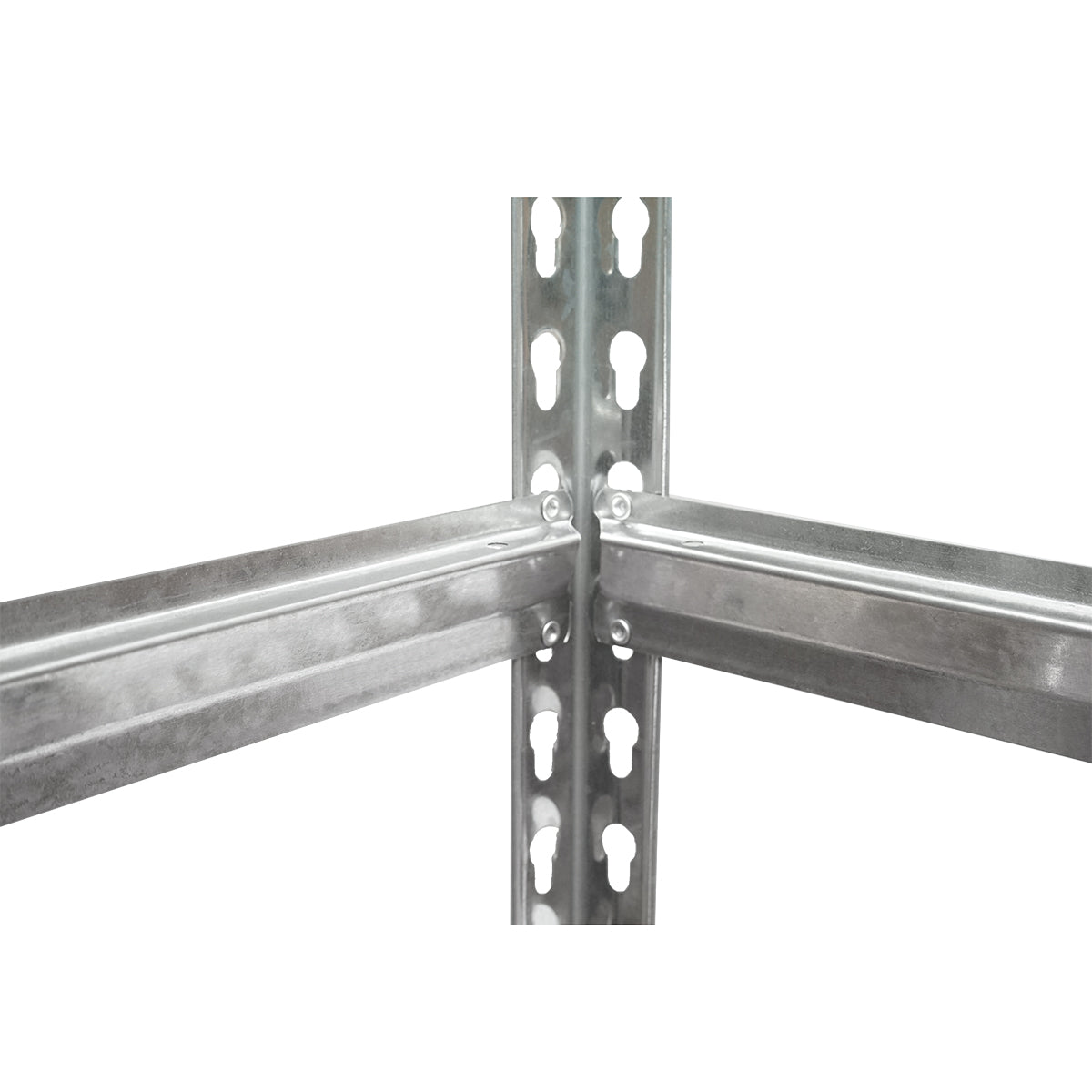 Scaffale in metallo con 5 ripiani in MDF, 180x90x30 cm, 120 kg/ripiano, montaggio senza viti